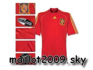 Maillot Espagne Adidas Euro 2008 - Homme XL - Fernando Torres - Rouge